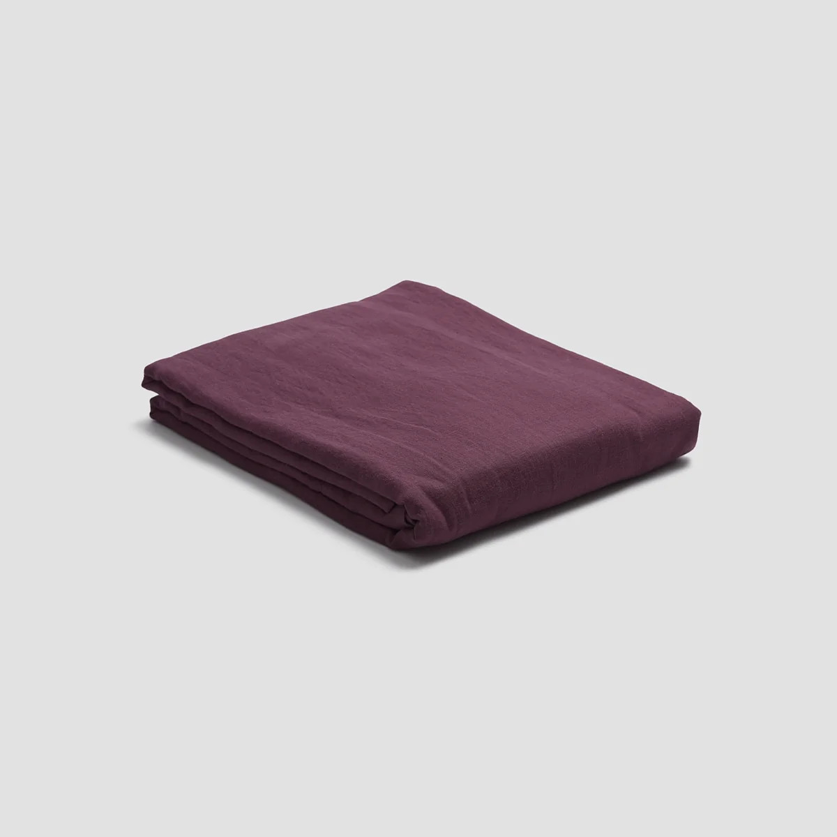 Berry 100% Linen Flat Sheet | Piglet