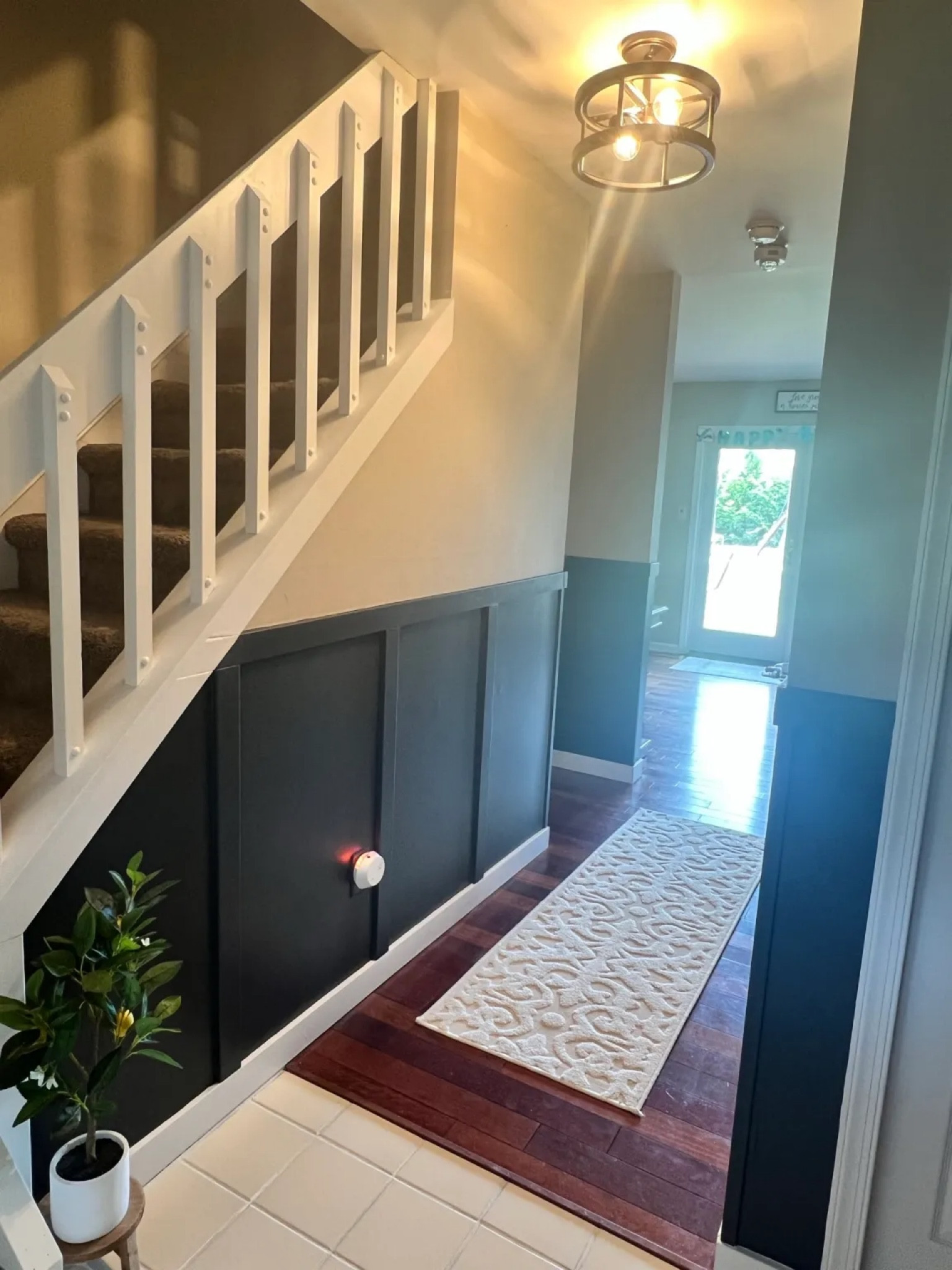 A simple yet beautiful hallway revamp! See the step-by-step instructions here: 
https://frugalnthriving.com/2023/05/31/a-diy-hallway-revamp/

#LTKstyletip #LTKhome