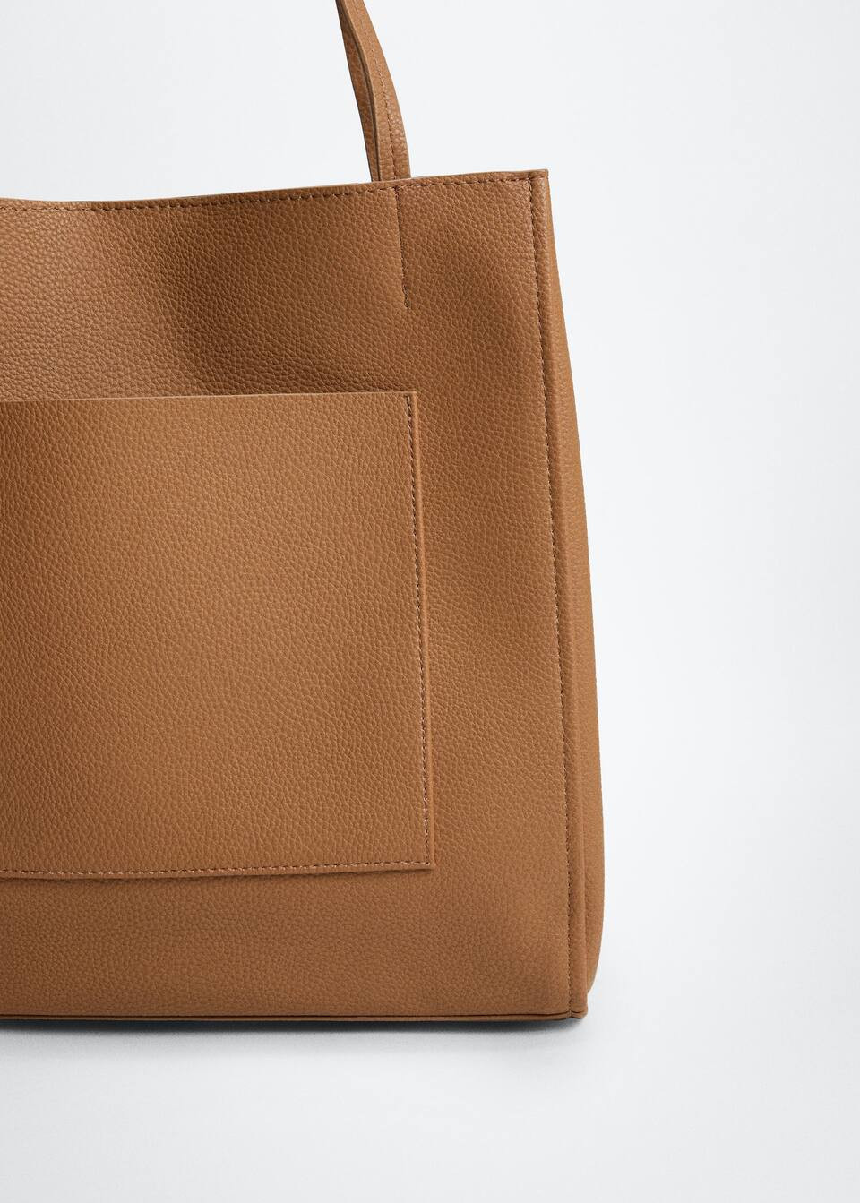Pocket shopper bag -  Women | Mango USA | MANGO (US)