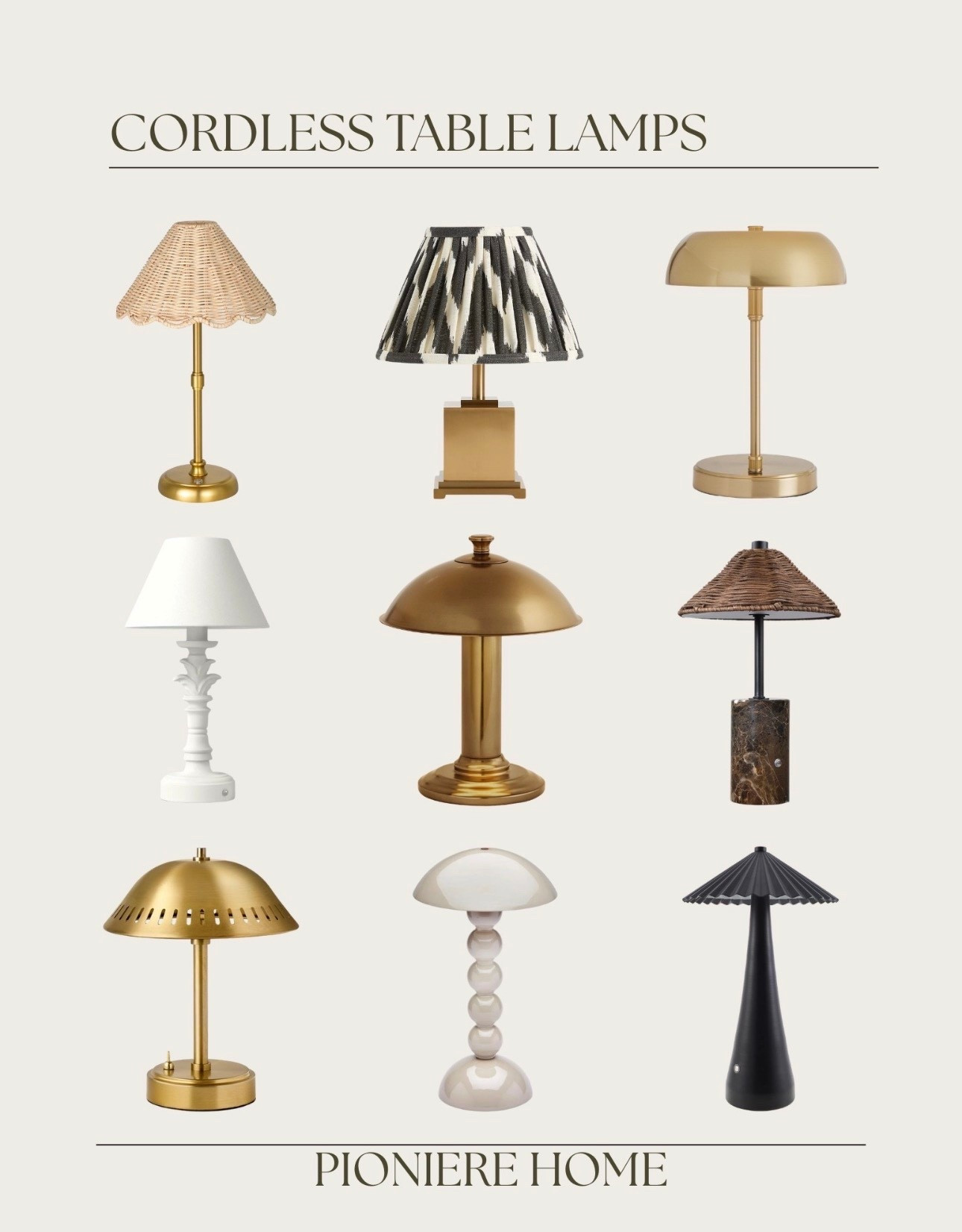 Cordless table lamps. Small table lamps, brass lamps, rejuvenation, target, Wayfair 



#LTKHome #LTKSeasonal #LTKSaleAlert