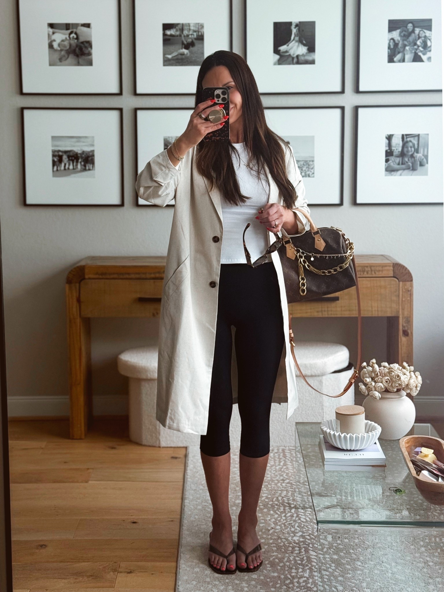 Entire outfit is Amazon! 
Top - small
Capri leggings - XS
Cotton/linen jacket - medium 
I’m 5’6.5 - 125
#amazonfashion
#springoutfit
Capri leggings 
Capri leggings outfit 


#LTKOver40 #LTKgrwm #LTKootd
