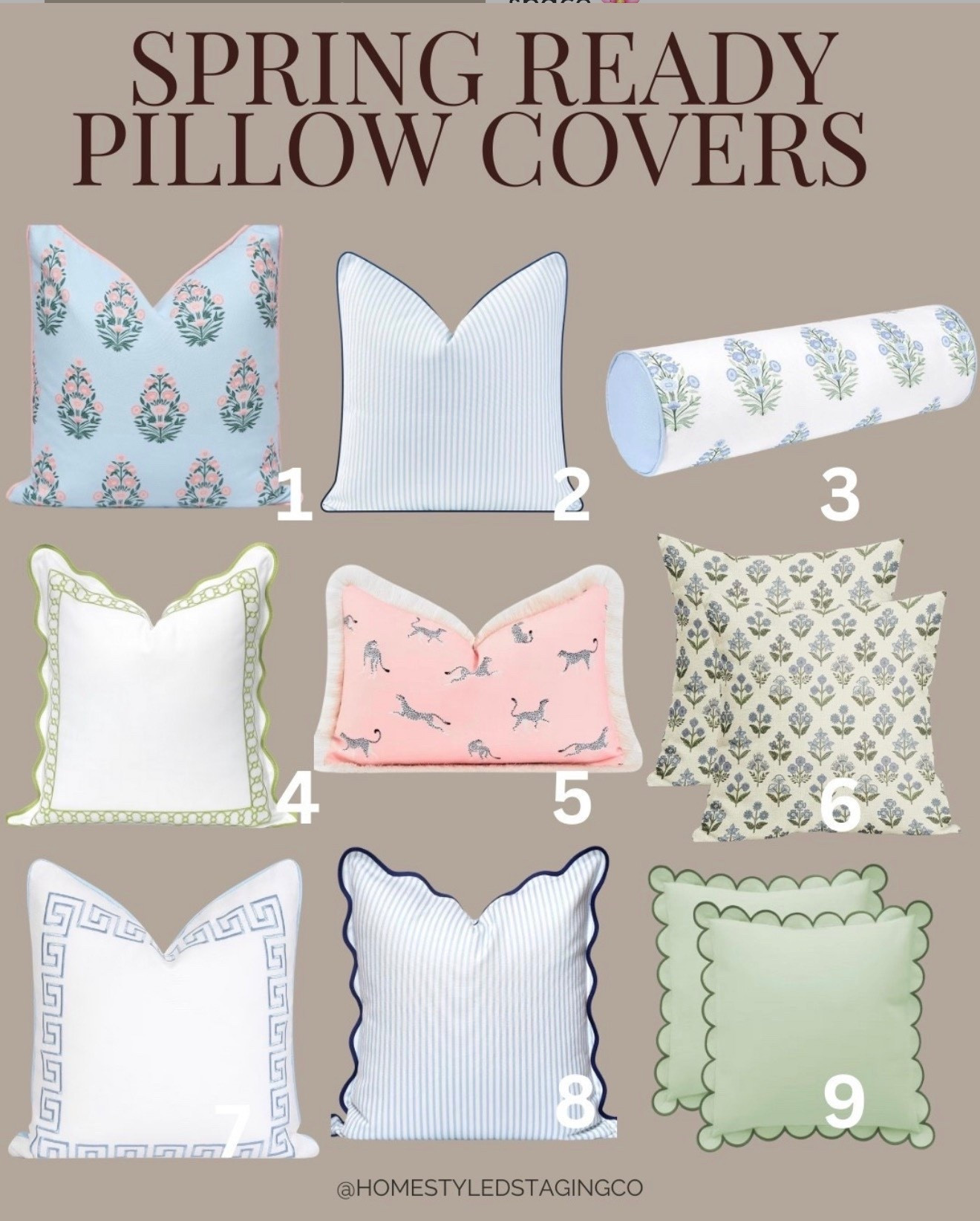 Spring-ready pillows are one of the easiest ways to refresh a space without buying new furniture 🤍
I rotate covers constantly when staging to keep homes feeling light, layered, and market-ready.

✨ All favorites are linked
📌 Save this for spring prep


#LTKHome #LTKFindsUnder50 #LTKSeasonal