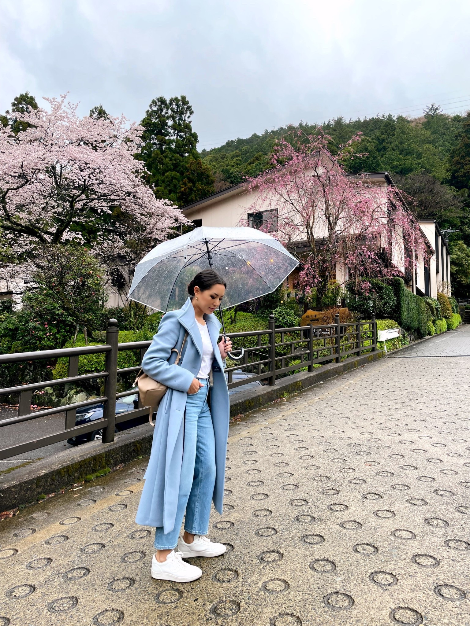 Spring winter outfit ☺️ blue coat, denim, organic cotton 

#LTKSeasonal #LTKootd