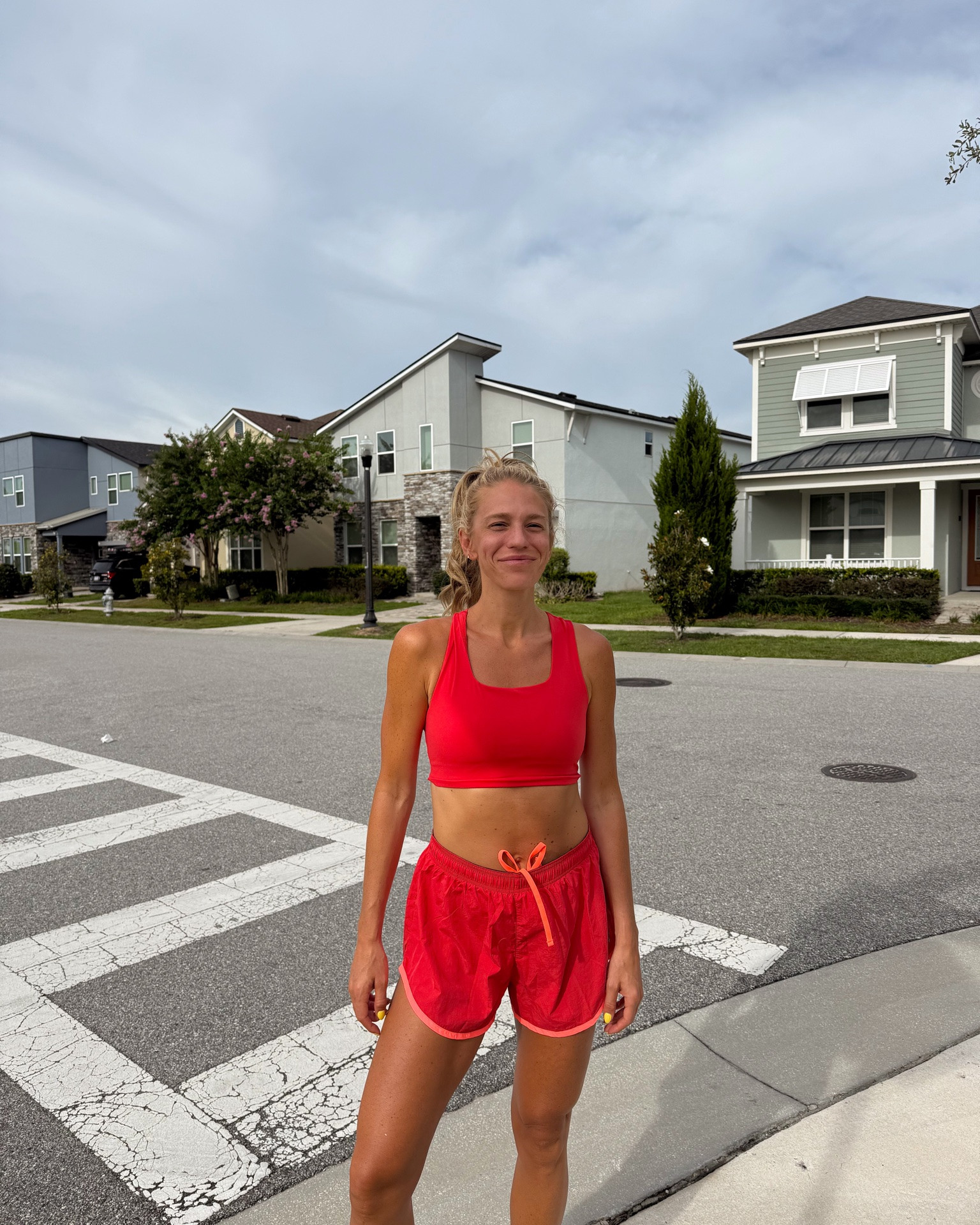 Running outfit while on vacation. 
Wearing my usual size medium in everything 
@fpmovement