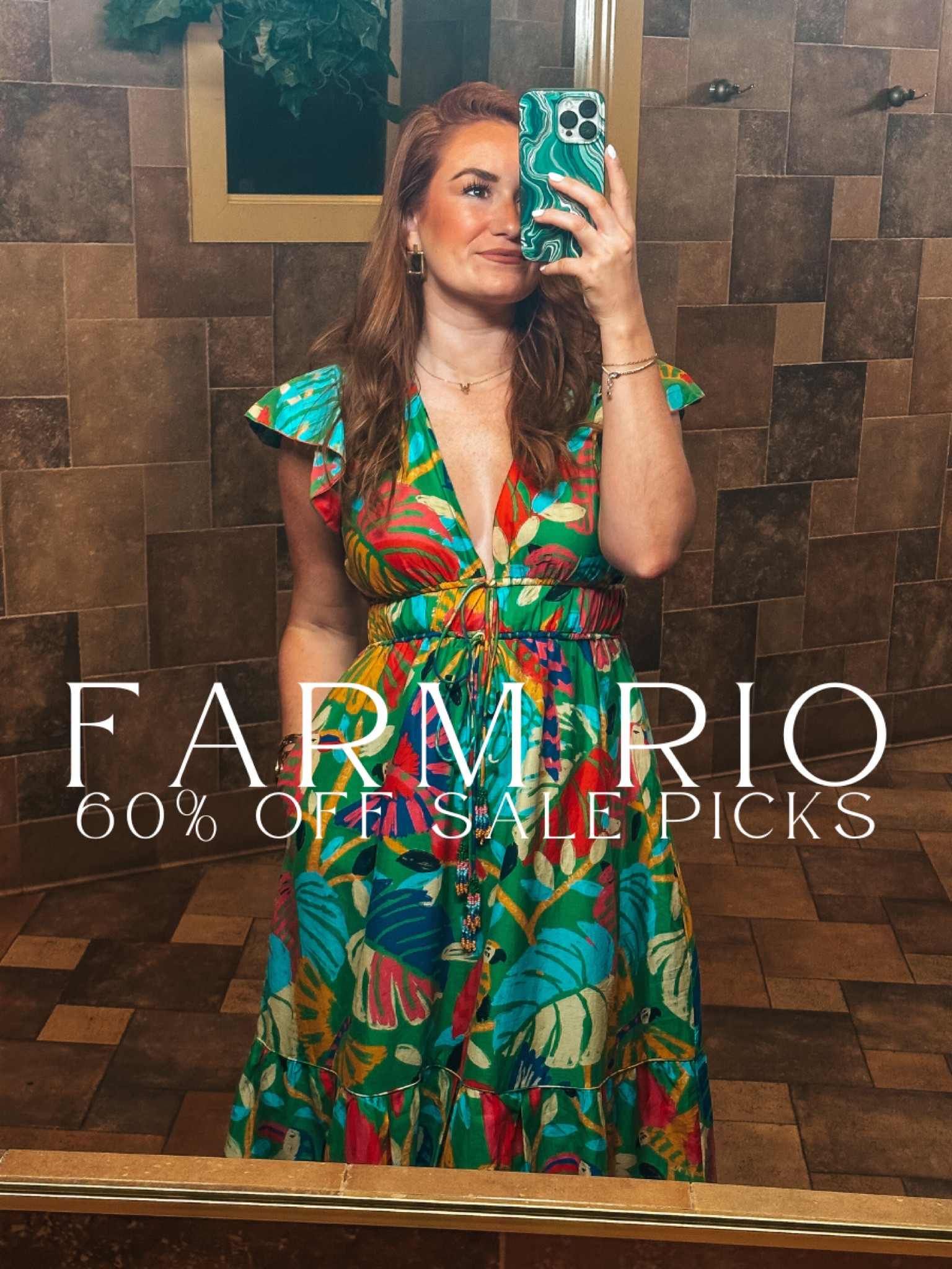 green forest birds midi dress Forest Soul Mix Midi Dress – FARM Rio