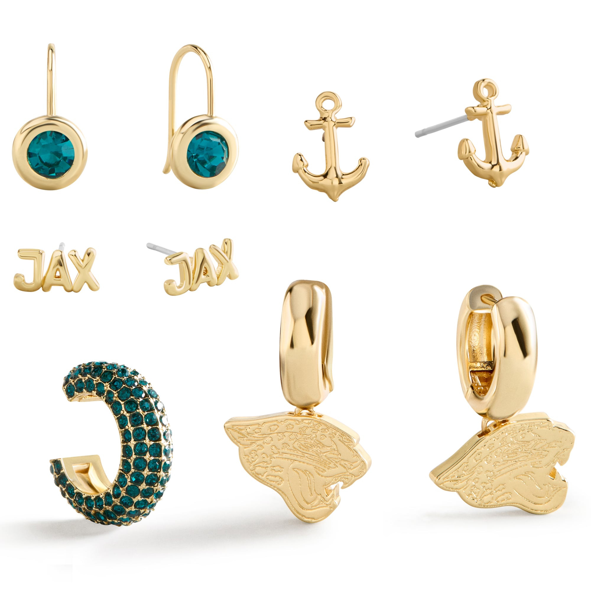 BaubleBar Jacksonville Jaguars Mixed Earring Set | Fanatics