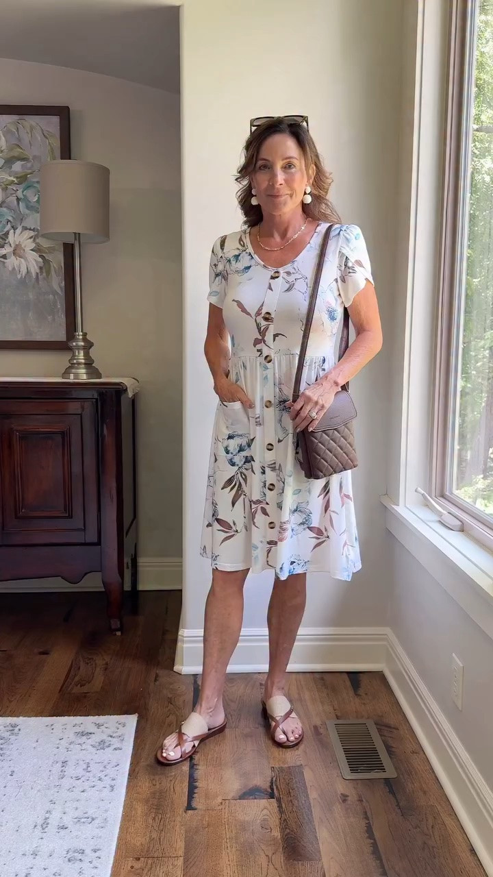 I always pack carry on but I also want to look stylish. These two dresses are lightweight, breathable, and perfect for walking the streets of Europe sightseeing.

#travelstyle #fashionover50 #agelessstyle 

Affiliate Link