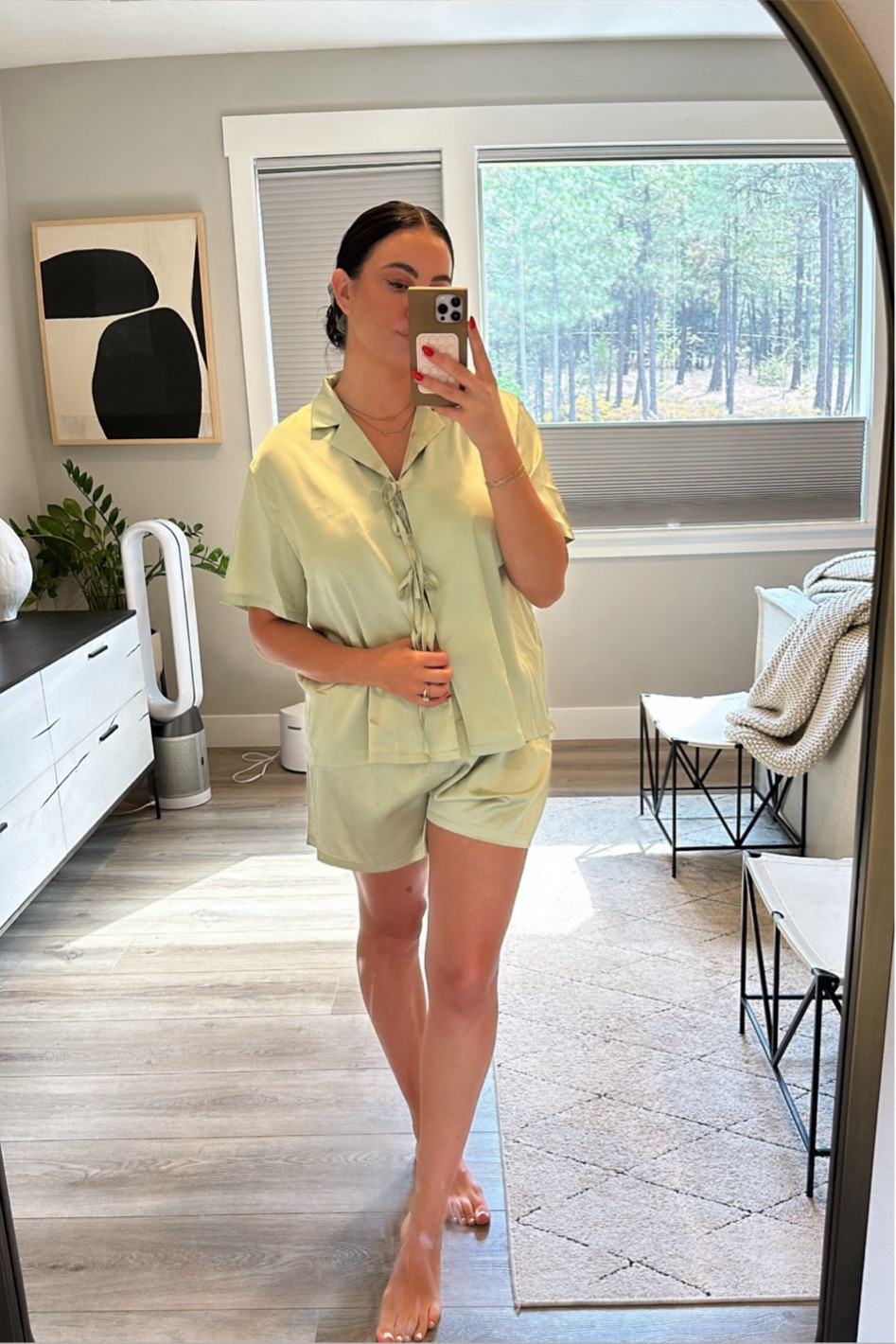 Loving this silk satin pajama set from Amazon! Feel quality for $25.
Wearing an xl 



#LTKStyleTip #LTKFindsUnder50 #LTKBeauty