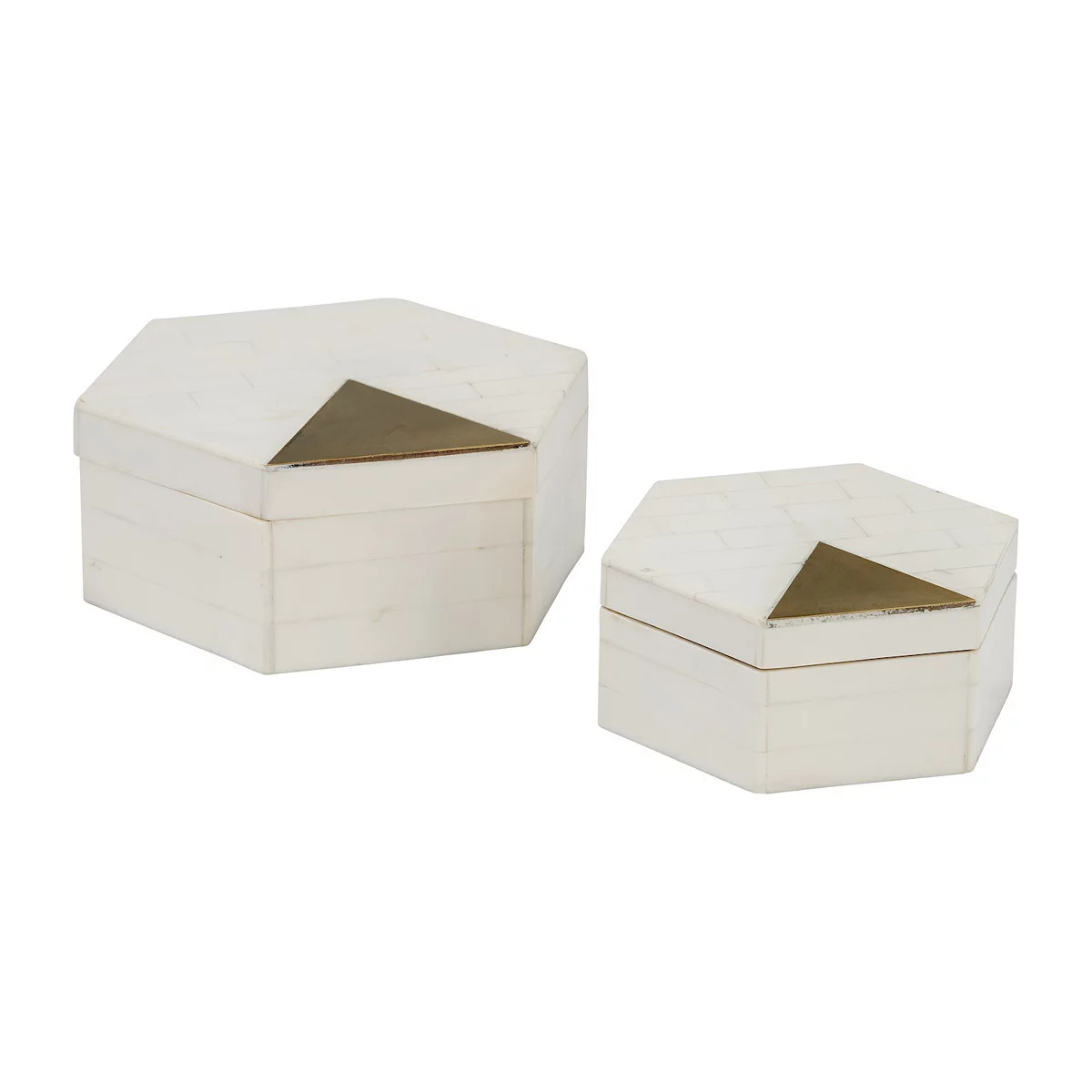 Sagebrook Home Neutral Glam Decorative Box Set Of 2 | Kohl's
