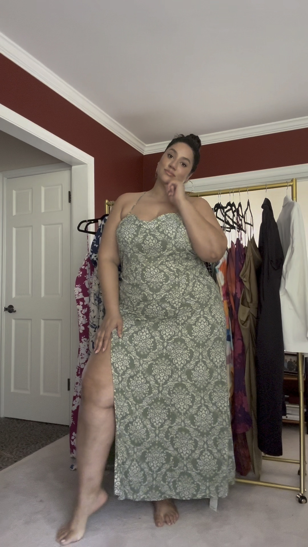 On sale starting today! Shop in the LTK app and save 20% with code AFLTK 
Sadly it doesn’t fit me as a 22 but if you’re an 18/20 this would be stunning! Barely any stretch. I got an XXL tall. Open tie back makes it such a pretty option for spring and summer occasions. My full measurements are on my LTK main profile header.

Wedding guest dress 
Spring dress 
Easter dress 

#LTKsalealert #LTKwedding #LTKSpringSale