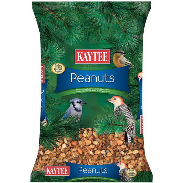 Kaytee Shelled Peanuts Wild Bird Food, 10-lb bag | Chewy.com