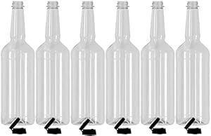 Concession Express Long Neck 32oz Quart Bottles with Flip-Top Caps | Amazon (US)