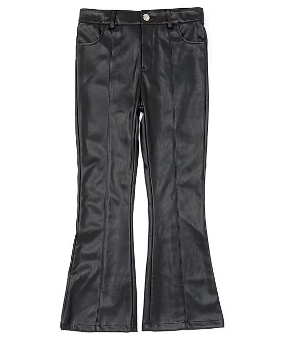 Big Girls 7-16 Flared Leather Coated Pants | Dillard's
