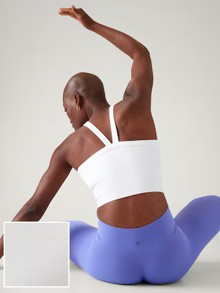 Aurora Seamless High Neck V-Back Tank | Athleta