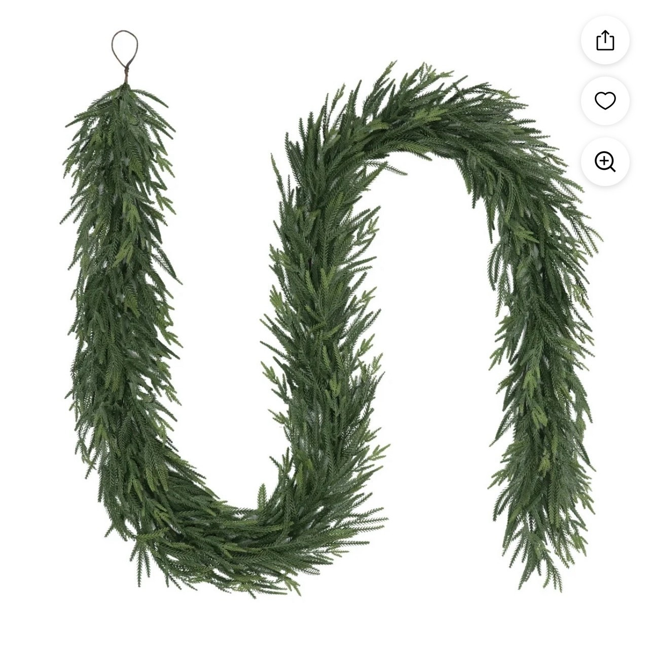 9 feet Norfolk garland - last year sold out so quickly 

#LTKSeasonal #LTKFindsUnder50 #LTKHome