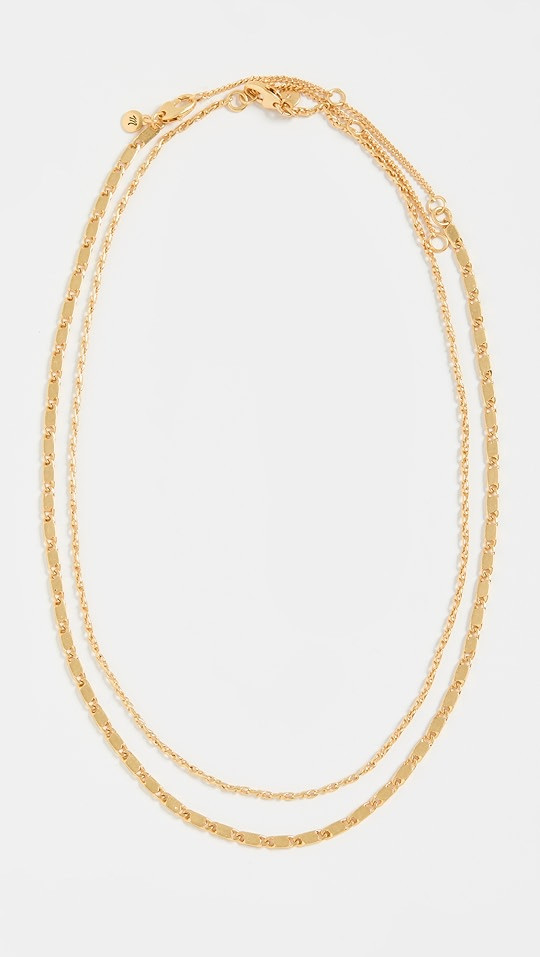 Madewell Two-Piece Chain Necklace Set | SHOPBOP | Shopbop