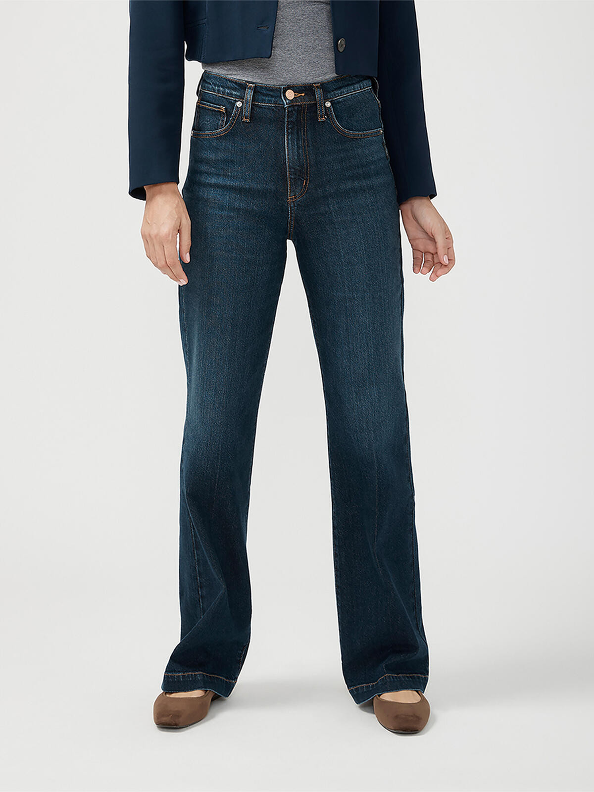 Highly Desirable High Rise Trouser Leg Jeans | Silver Jeans Co. (US)