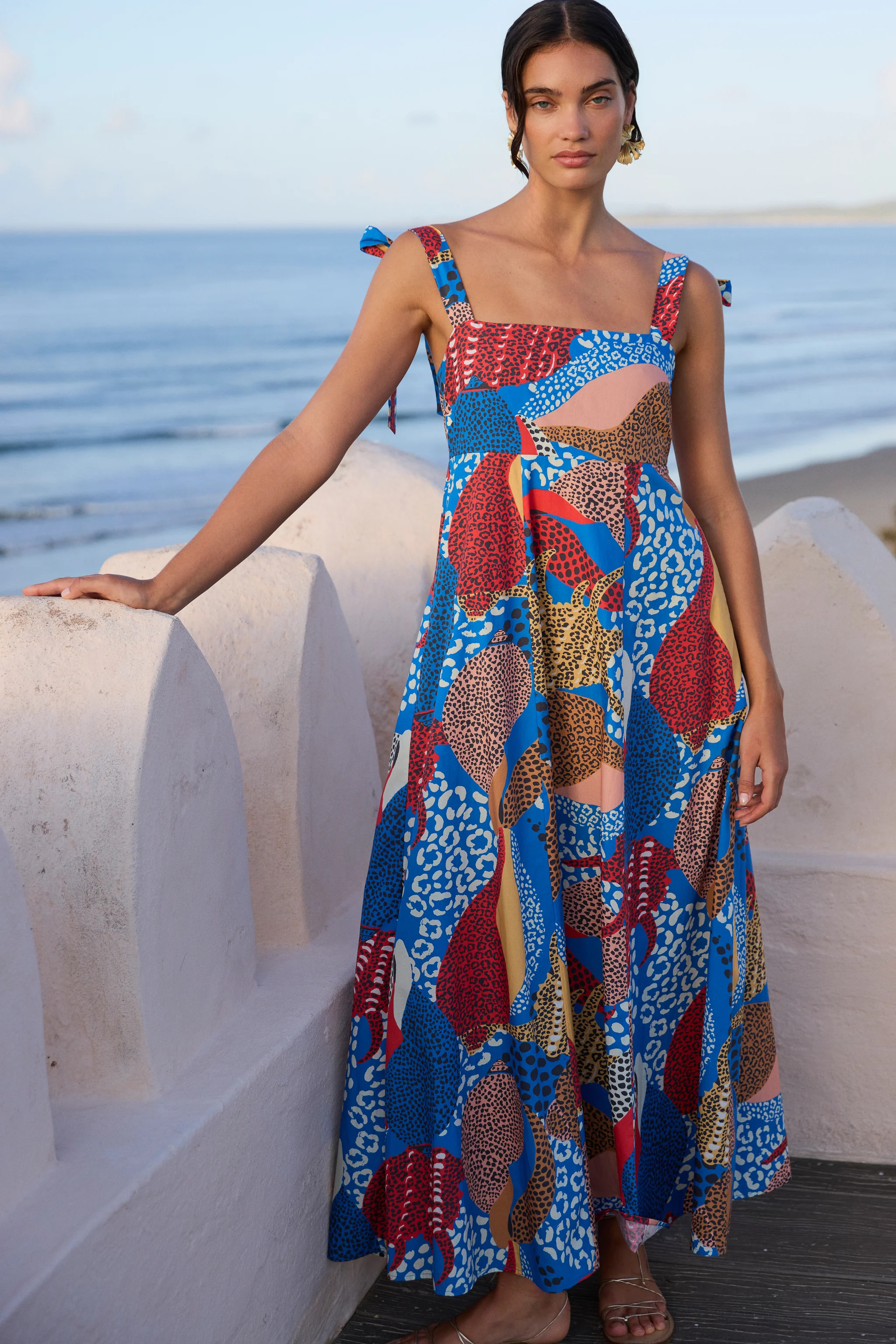 Delilah Dress- Nautilus Blue | Oliphant Design