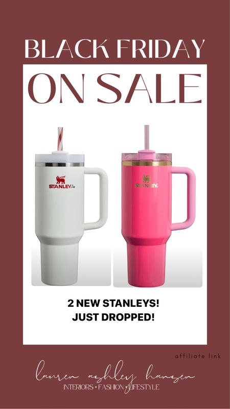 Two new Stanley tumbler colors just in time for Christmas and gift shopping! These will set out fast and would make the perfect white elephant or stocking stuffer!!!  

#LTKCyberWeek #LTKsalealert #LTKGiftGuide