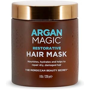 Argan Magic Restorative Hair Mask - Protein Rich Conditioning Hair Mask that Hydrates, Restores And  | Amazon (US)