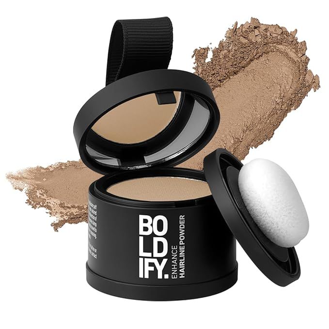 BOLDIFY Hairline Powder Instantly Conceals Hair Loss, Root Touch Up Hair Powder, Hair Toppers for... | Amazon (US)