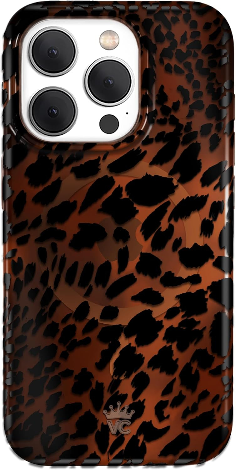 VELVET CAVIAR Leopard Tortoise Shell Phone Case for iPhone 15 Pro - Compatible with MagSafe - 10f... | Amazon (US)