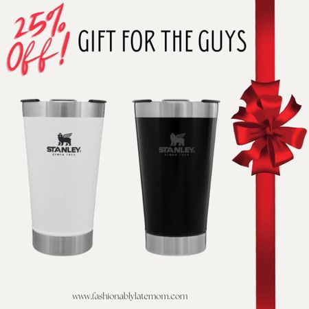 These Stanley’s are perfect for men! 
Fashionablylatemom 
Gift idea 
Stanley cups 
Amazon find 
16 oz. cups 