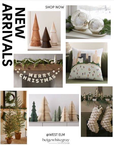 West Elm new arrivals! Shop here! Here are some beautiful holiday decorations brought to you by West Elm. These decorations are simple, and perfect for this holiday season!

#LTKSeasonal #LTKhome #LTKHoliday