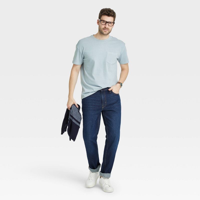 Men's Relaxed Fit Short Sleeve Garment Dyed T-Shirt - Goodfellow & Co™ | Target