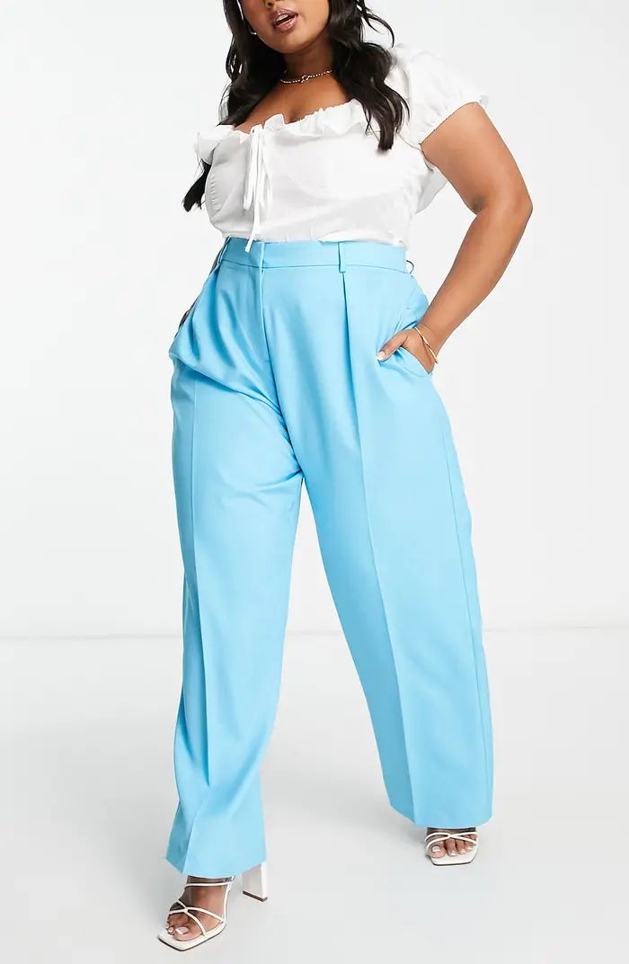Curve Slouchy Wide Leg Trousers | Nordstrom