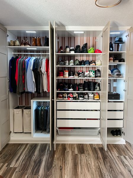 My husband’s new Ikea Pax wardrobe is such a dream and I’m a little jealous. 😁 I ultra-organized every inch of it so it looks like a men’s boutique. Know a man who would love a closet like this? Share it with him! 🙌🏼

#LTKhome #LTKSeasonal #LTKmens