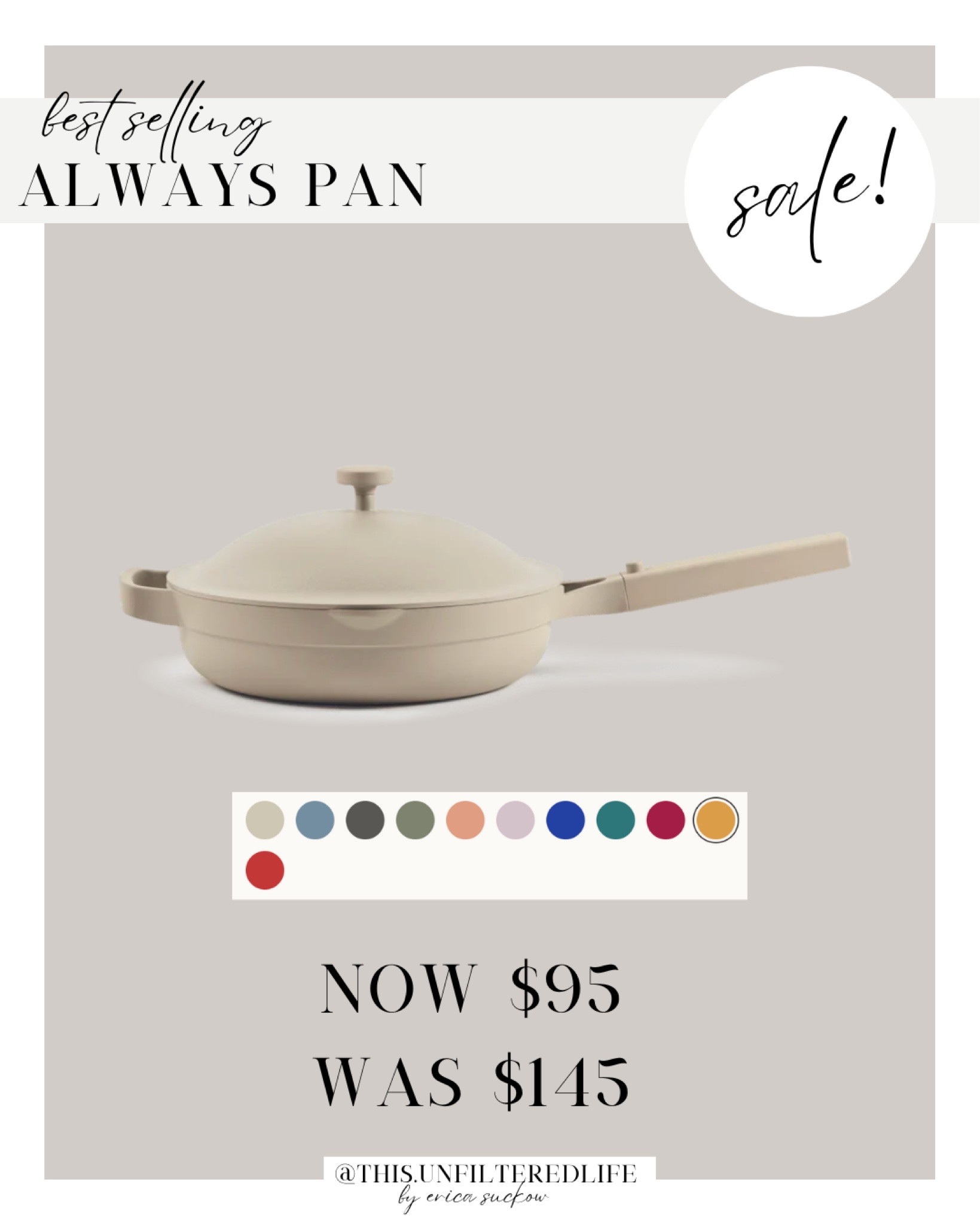 Best selling always pan on sale- this doesn’t happen often! Take advantage!! 

#LTKCyberweek #LTKsalealert #LTKGiftGuide