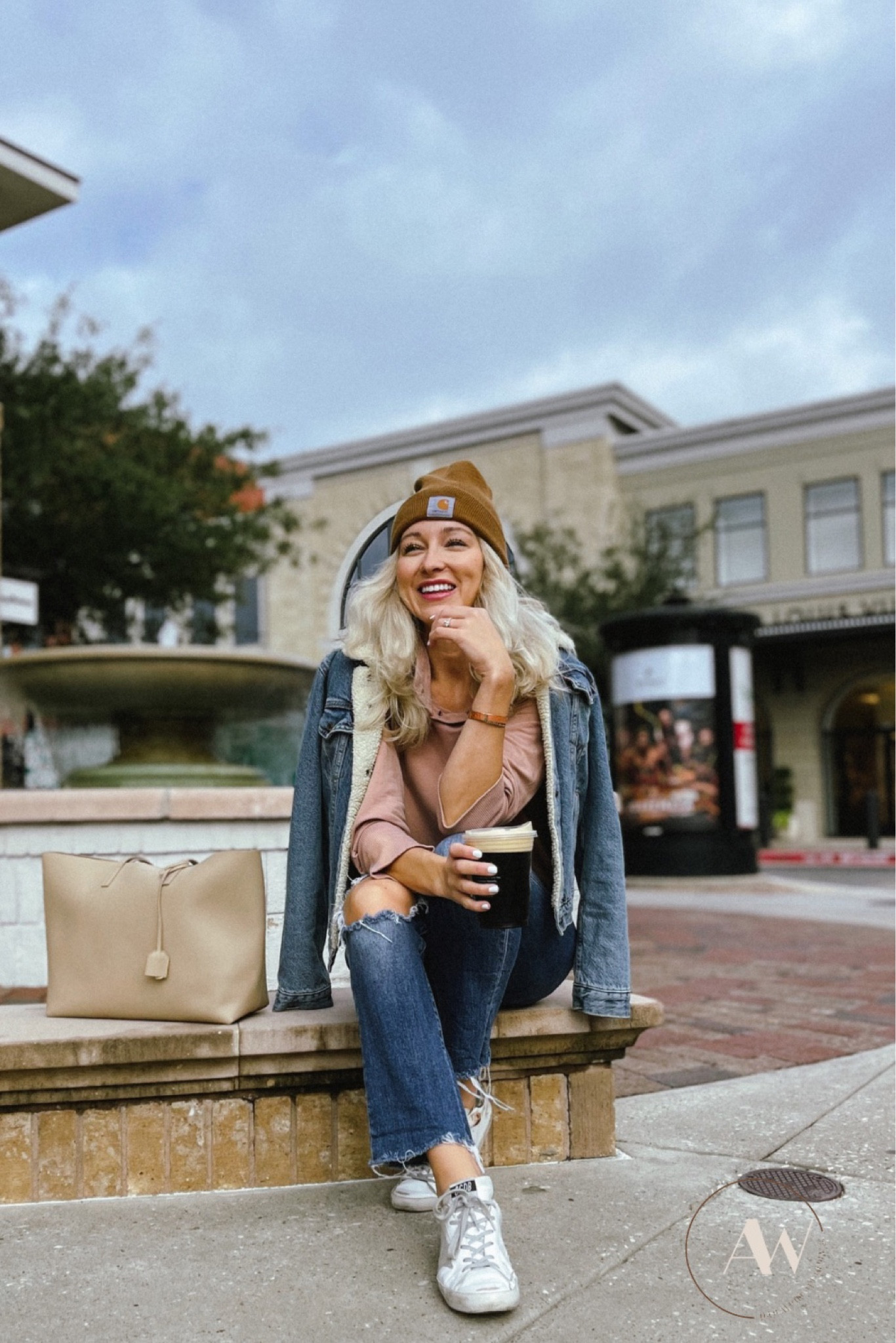 Laid back fall outfit! Weekend outfit! Levi’s Sherpa lined jacket! Carhartt beanie in stock!! 

#LTKunder50 #LTKSeasonal #LTKshoecrush