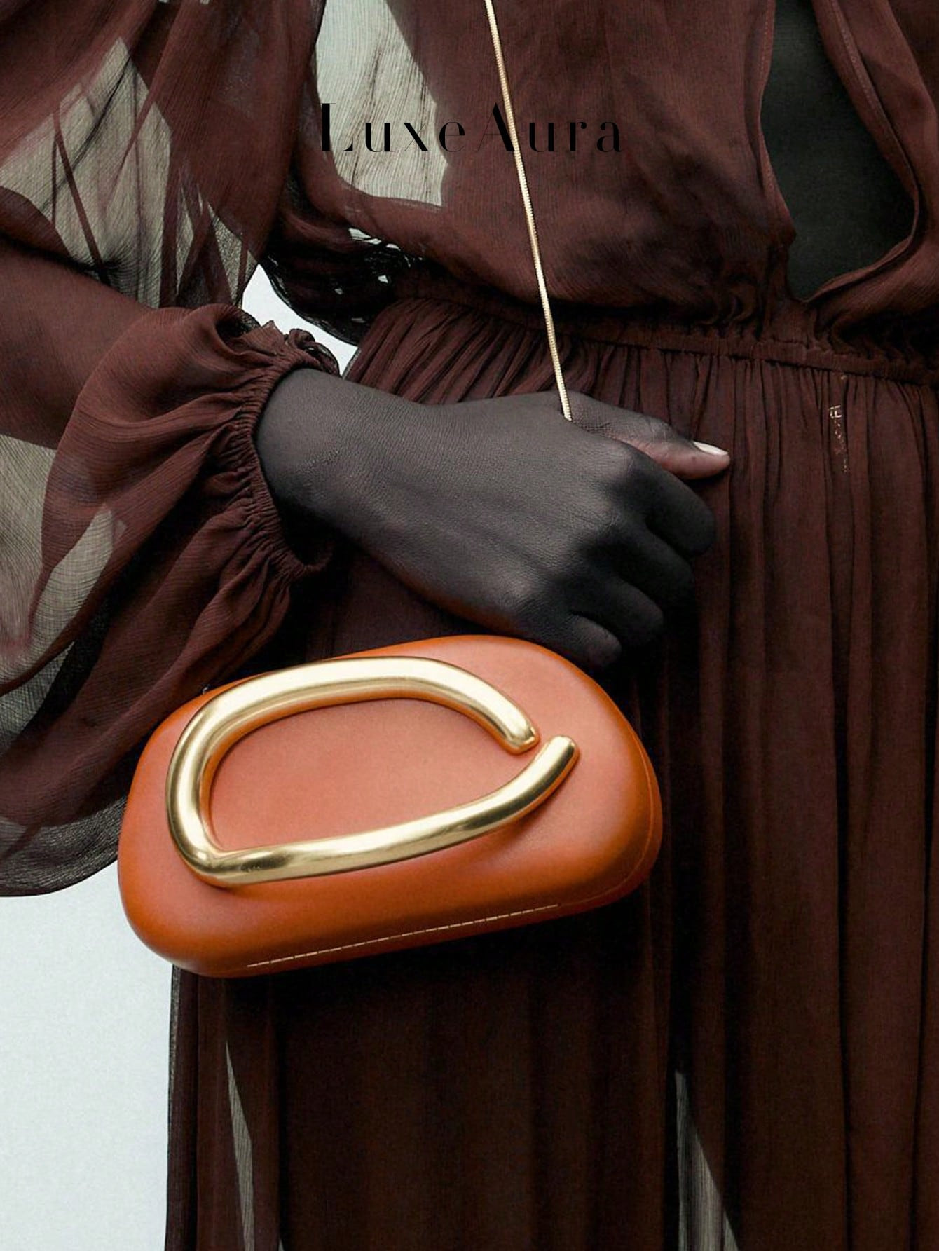 Unique Party & Banquet Clutch Bag For Women, White Bride Evening Dress Wedding Formal Ceremony Purse, Snake Bone Chain Shoulder Bag Crossbody Vintage Hard Shell Leather Case | SHEIN