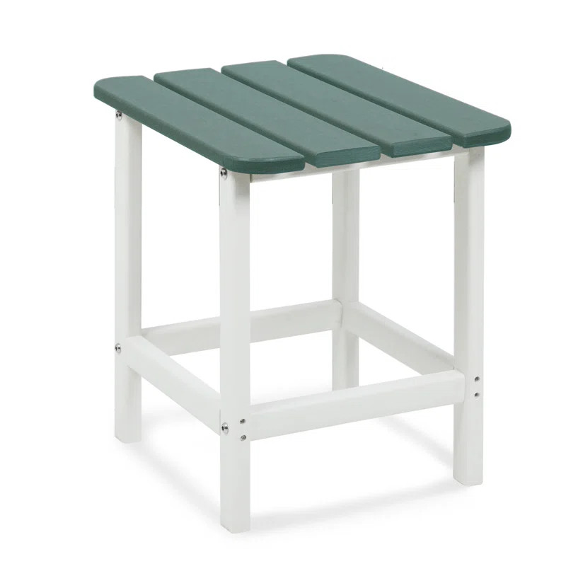 Erlich Outdoor Side Table, Square Adirondack Patio End Table | Wayfair North America