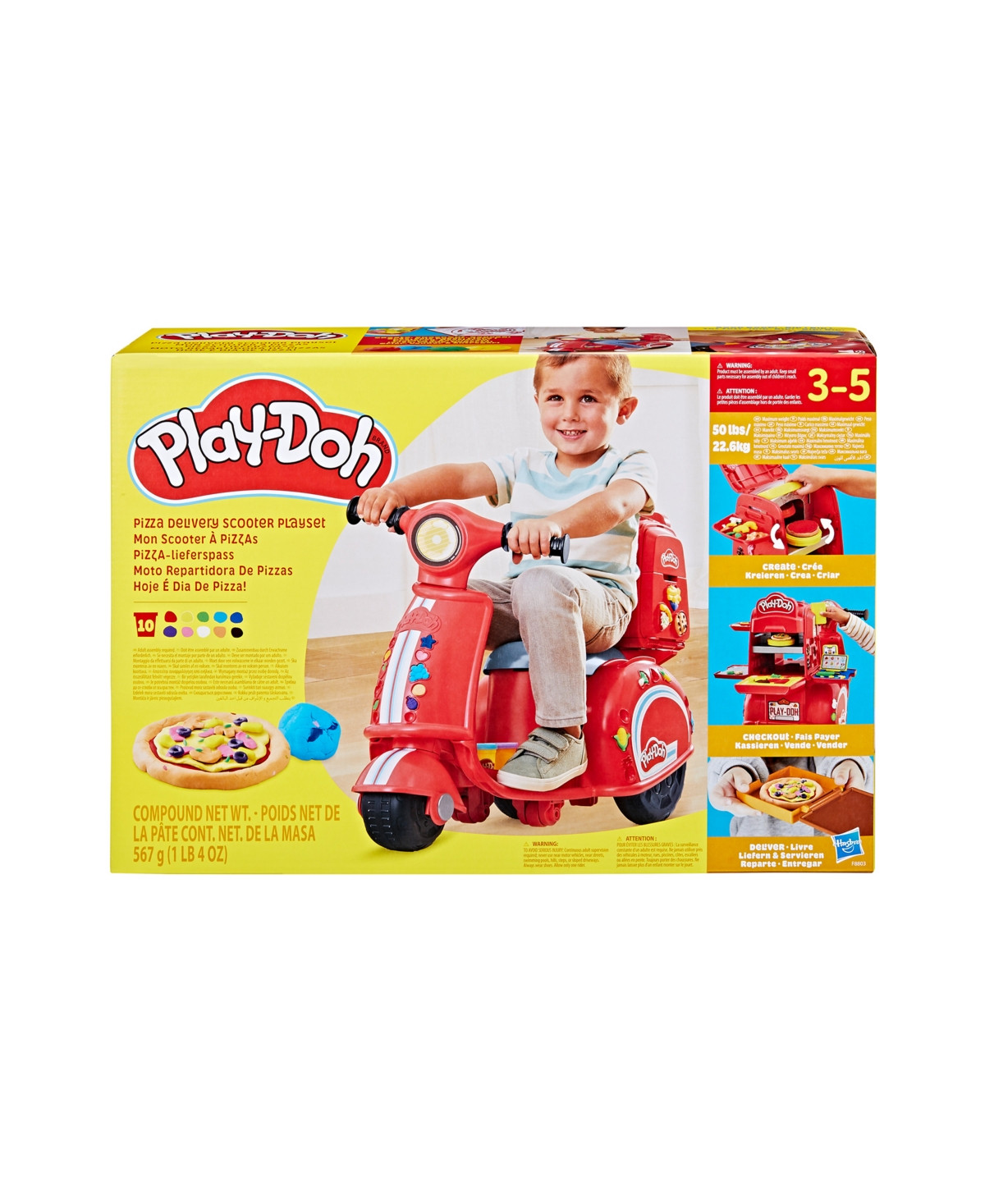 Play-Doh Pizza Delivery Scooter Playset | Macy's