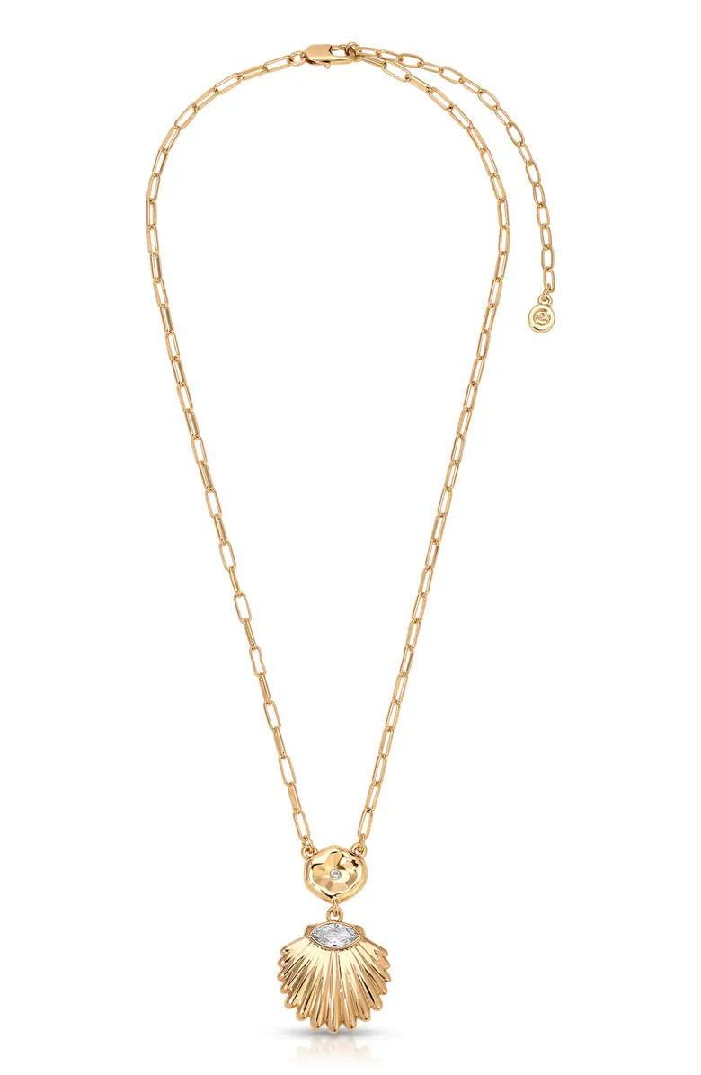 Scallop Pendant Necklace | Nordstrom