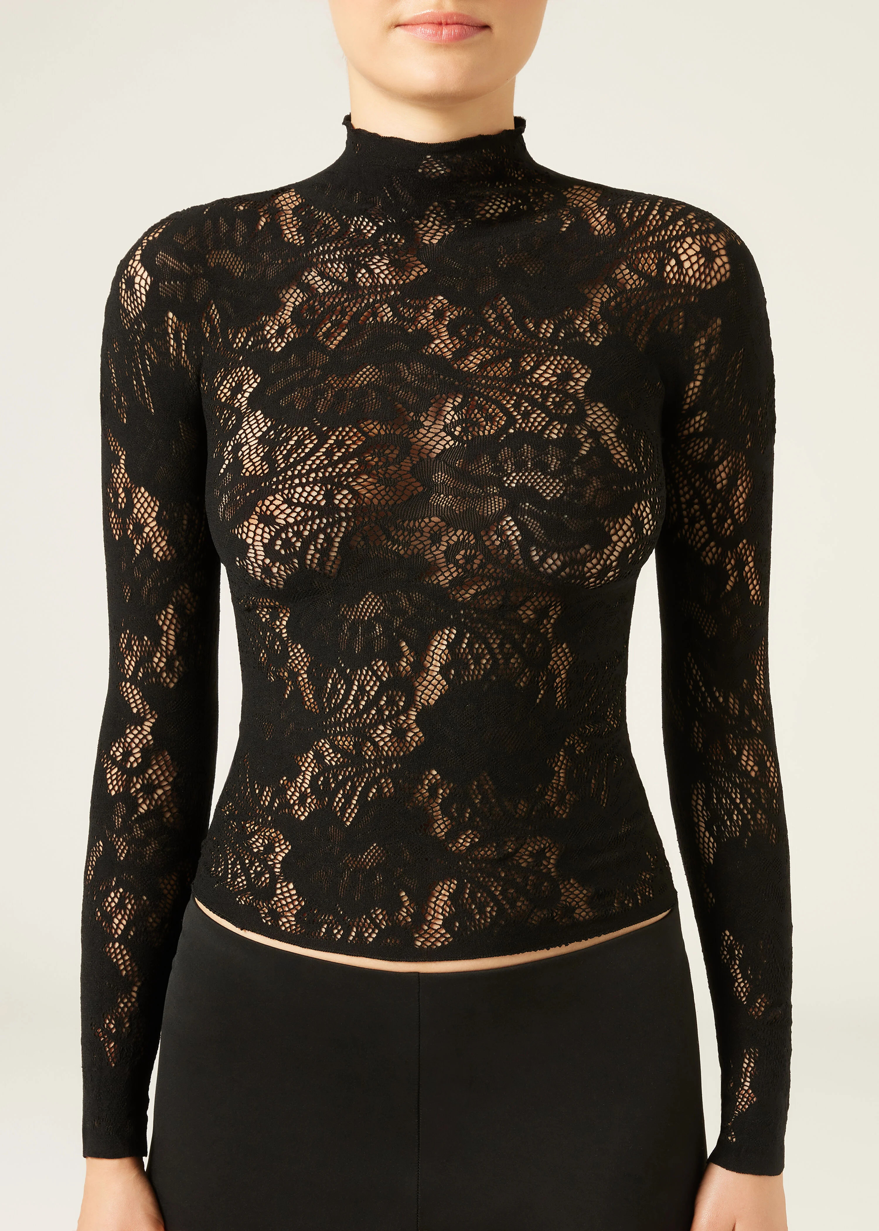 Floral Lace Top | Calzedonia US