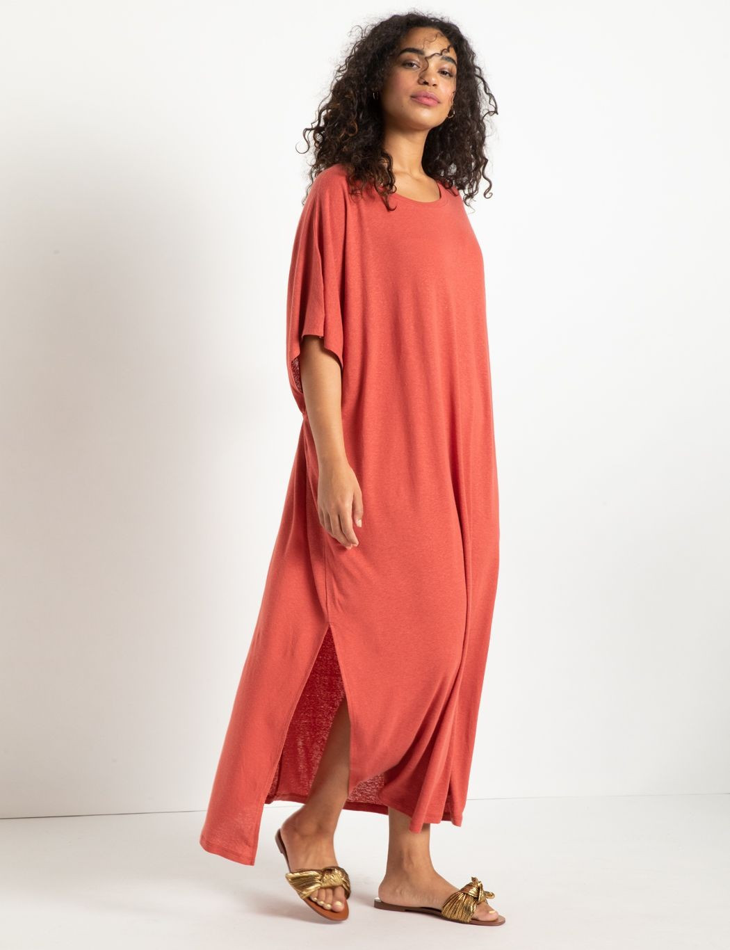 Tie Back Soft Back Dress | Eloquii