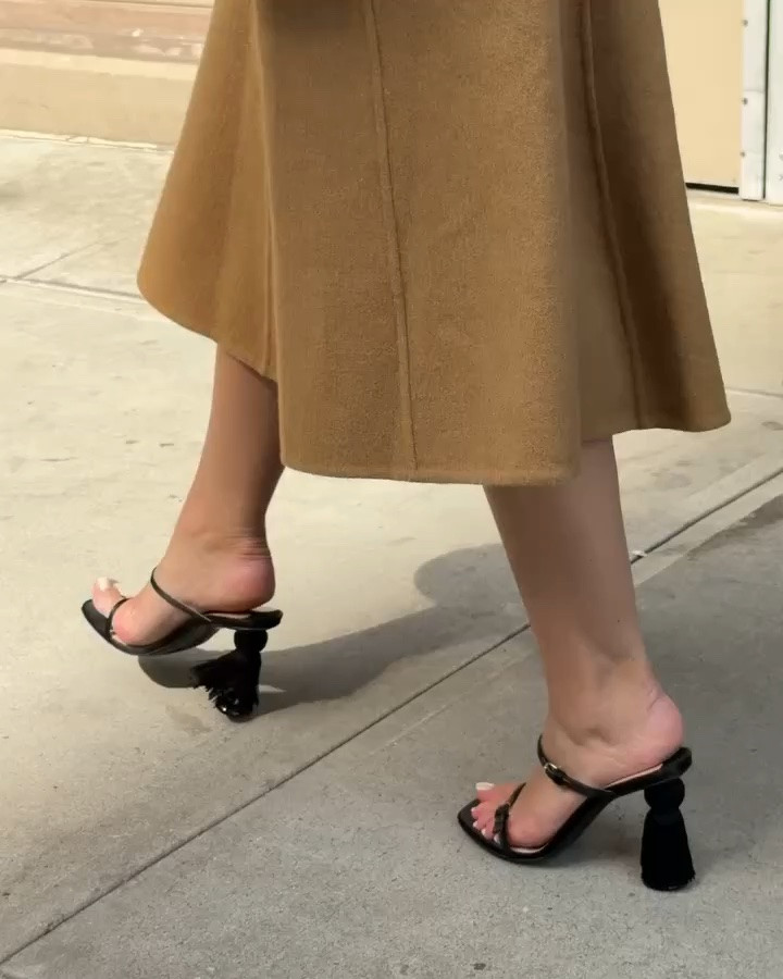 definitely on my @tibi toes in these tassel heels