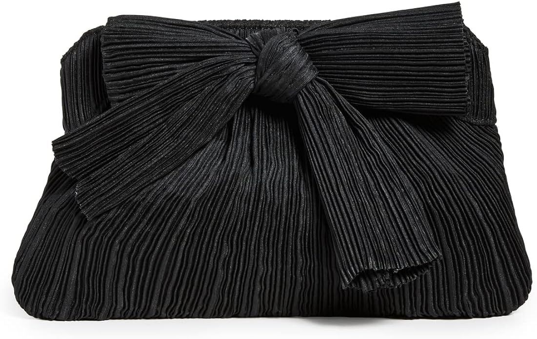 Loeffler Randall Women's Rayne Pleated Frame Clutch with Bow, Black, One Size: Handbags: Amazon.c... | Amazon (US)