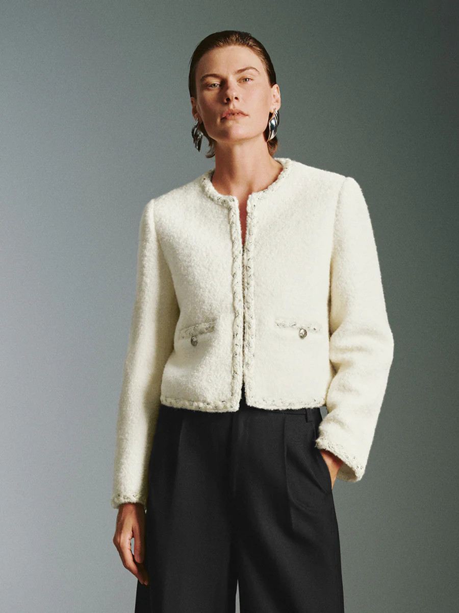 Vestes courtes en tweed | Urban Revivo