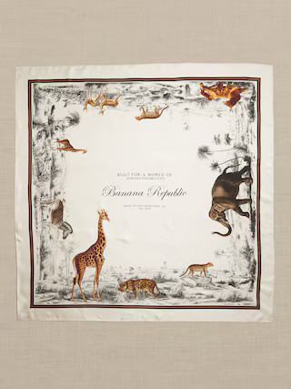 Signature Silk Scarf – Large | Banana Republic (US)