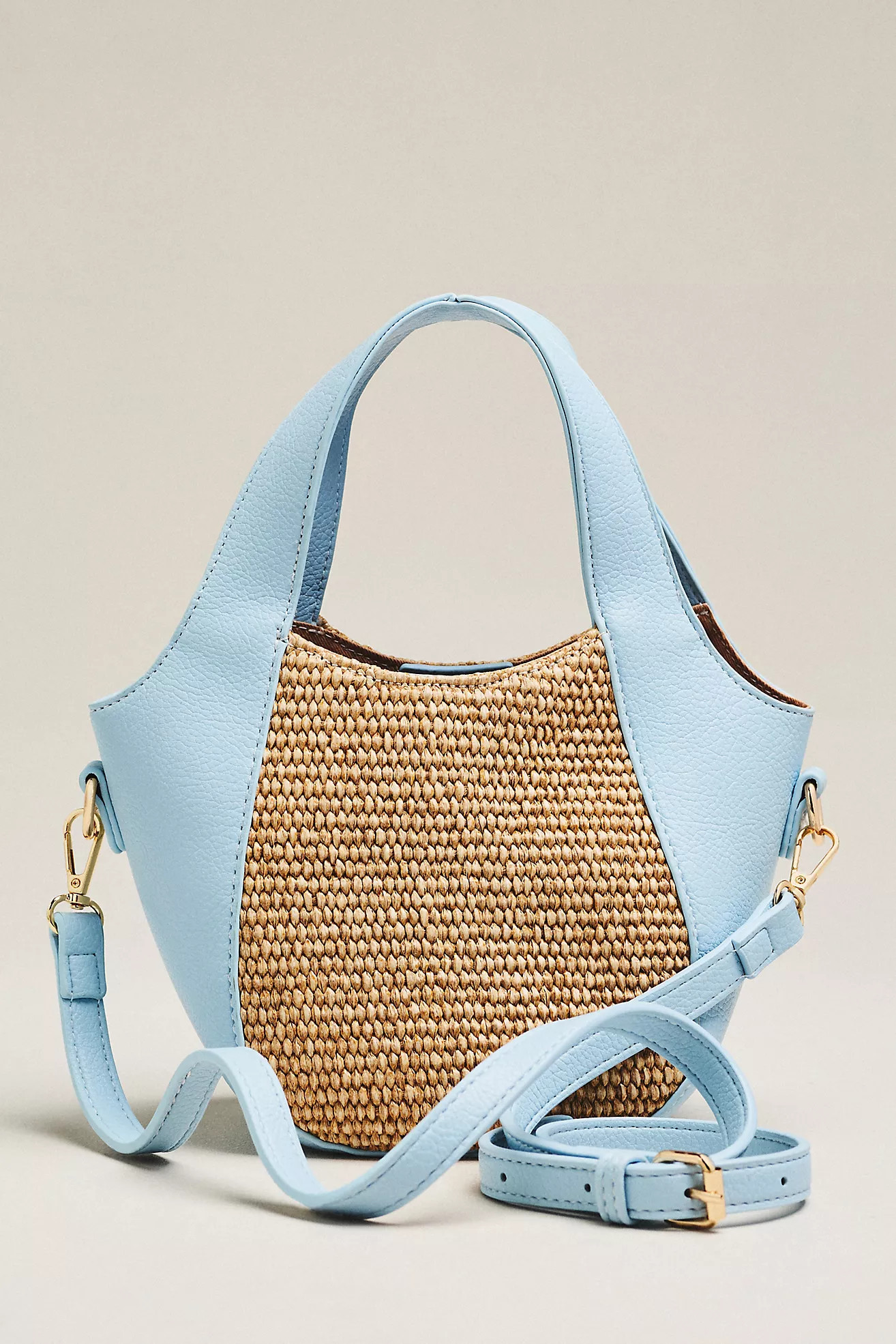 The Sonia Mini Slouchy Tote Bag: Raffia Edition | Anthropologie (US)
