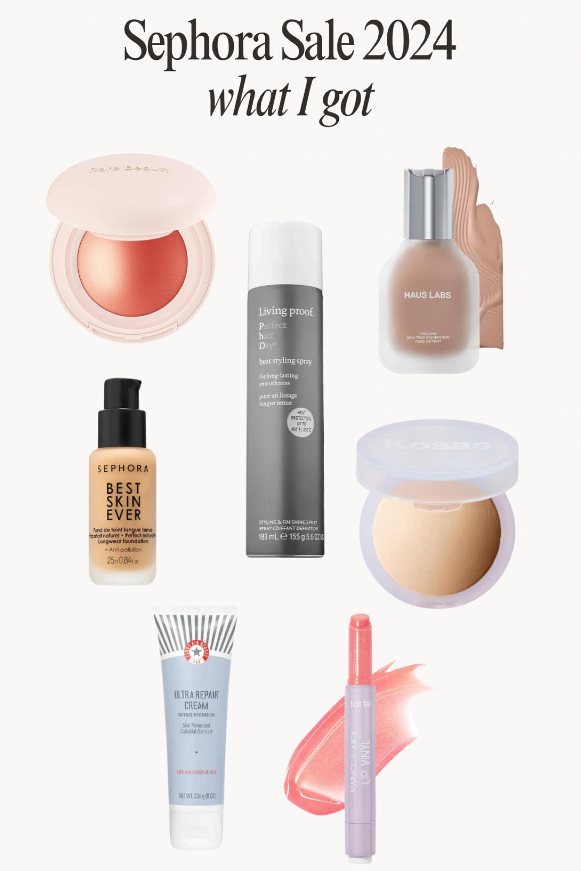 Everything I got from the Sephora sale 2024 🫶🏻✨🩵

#LTKbeauty #LTKfindsunder50 #LTKsalealert