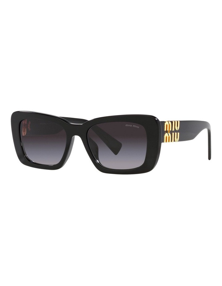 Miu MiuMU 09WS Runway Black Sunglasses | Myer