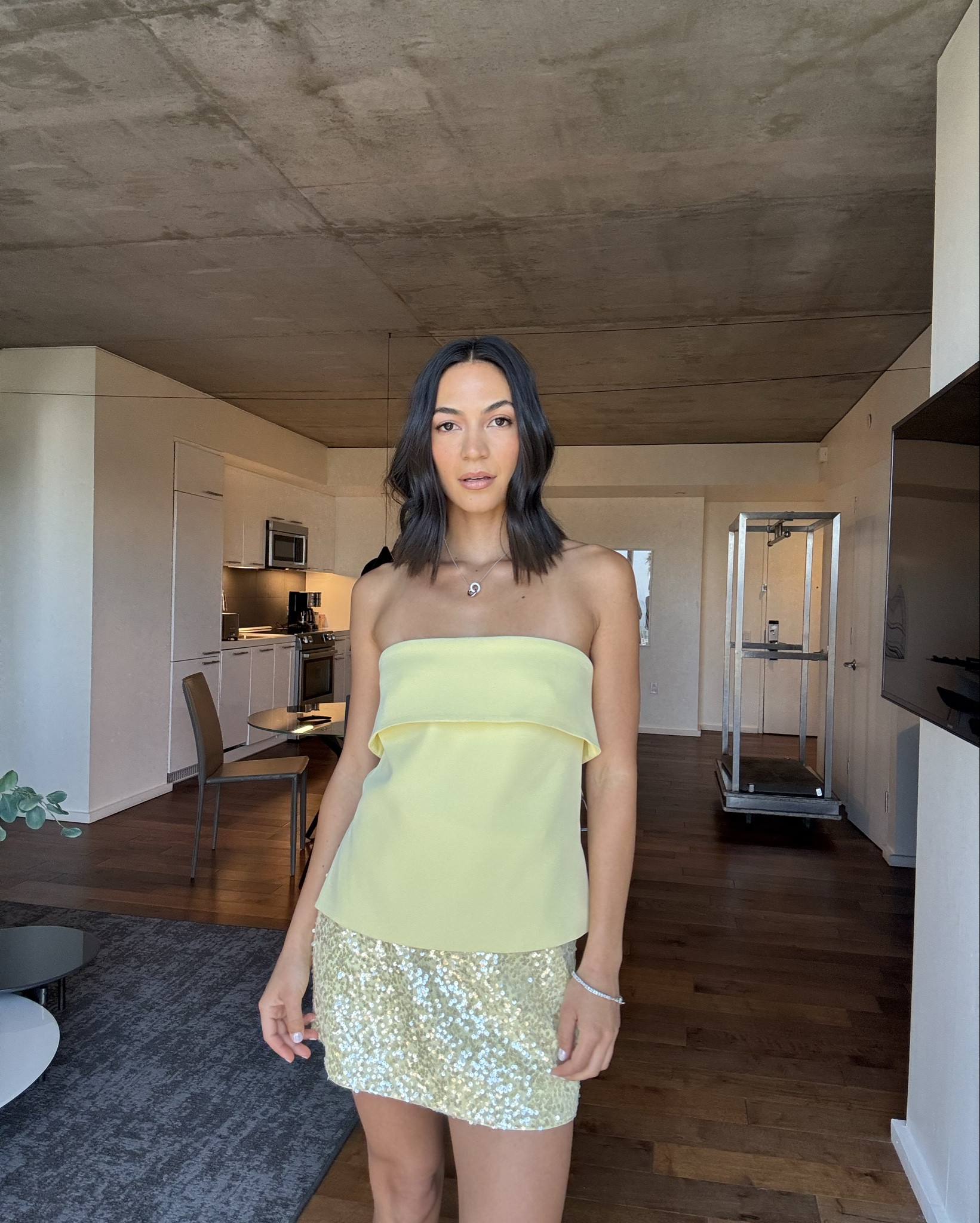 Hello spring in this yellow mini sequin skirt and silk tube top 

#LTKFestival #LTKSeasonal #LTKStyleTip