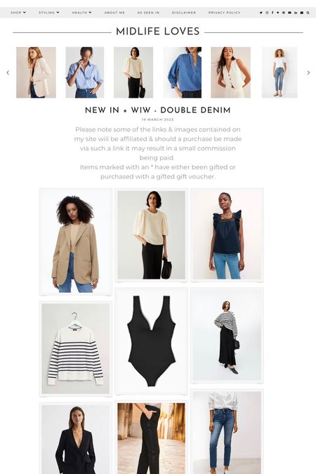 New in picks for Spring http://ow.ly/NNV550NlZBR #fashion #style #mymidlifefashion #outfitpost #timeless #effortless #keepitsimple #over40style #over40fashion #styleover40 #fashionover40 #springstyle #springfashion #midlifefashion #midlifestyle #highstreetfashion #highstreetstyle 

#LTKFind #LTKSeasonal #LTKeurope
