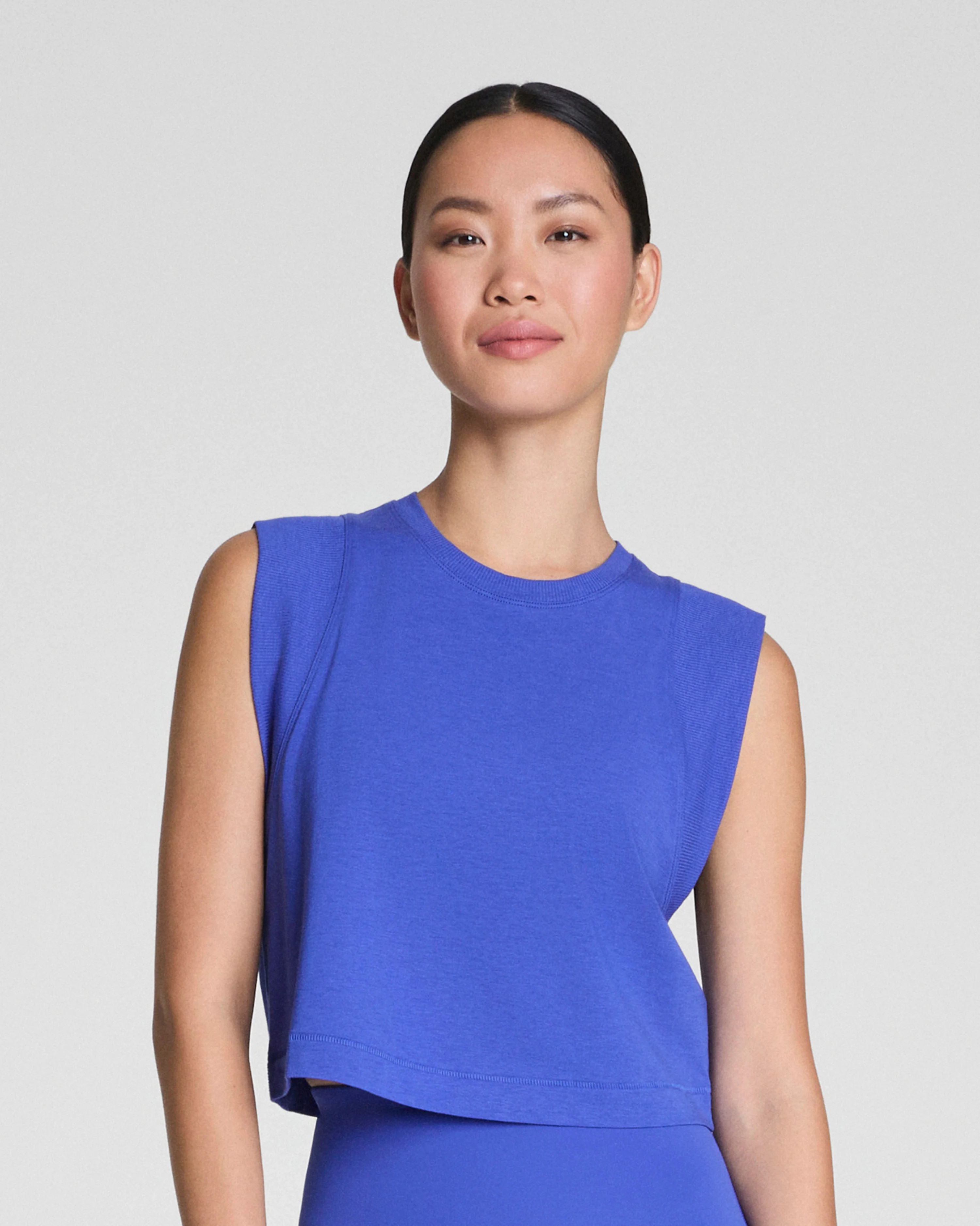 Outpace Cropped Tank – Sweat-Wicking Active Top | SPANX | Spanx