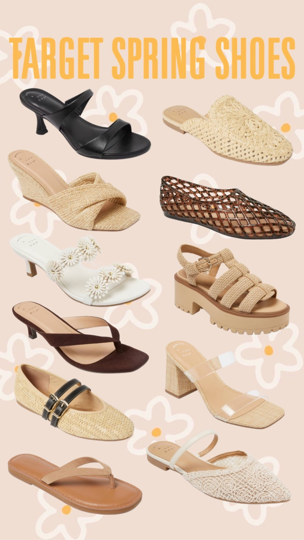 40% off target shoes 🎯😍

Jelly shoes 
Sandals
Platform
Kitten heel
Summer shoes
Spring shoes
Pointed toes 
Wedges 
Comfortable shoes 

#LTKootd #LTKSaleAlert